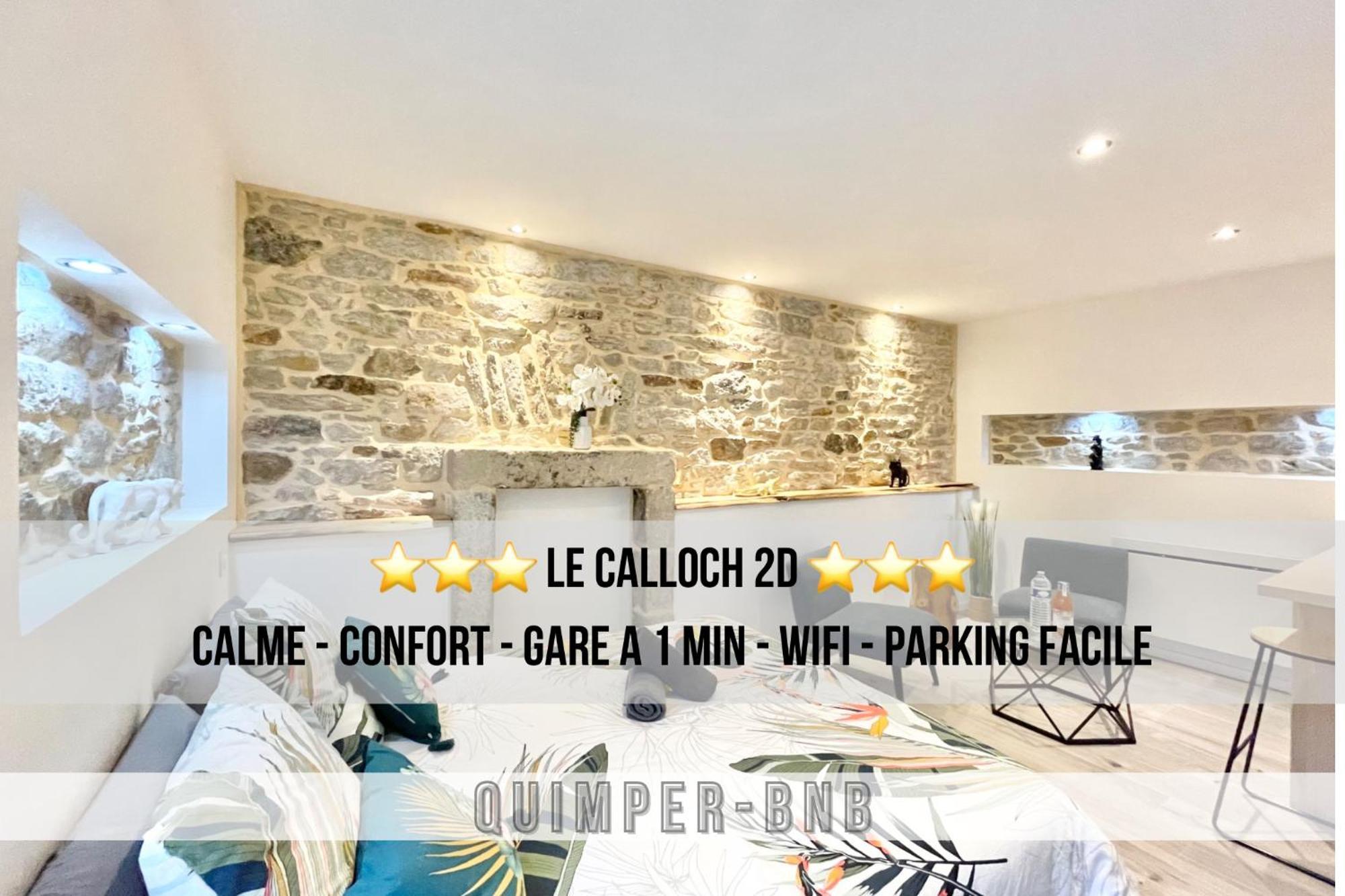 Le Calloch 2D - Studio 4 Etoiles - Quartier Gare - Wifi - Netflix Quimper Zewnętrze zdjęcie