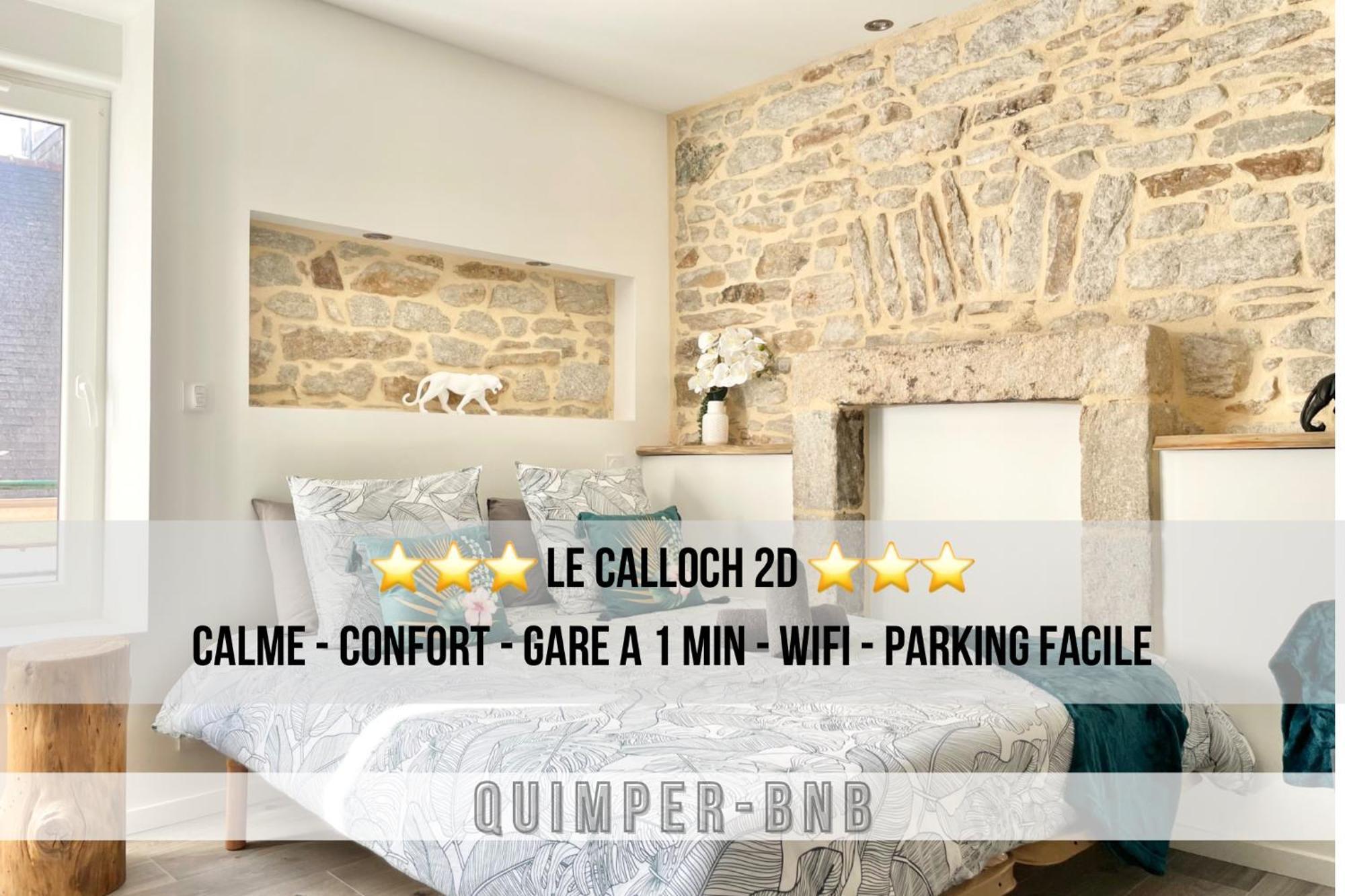 Le Calloch 2D - Studio 4 Etoiles - Quartier Gare - Wifi - Netflix Quimper Zewnętrze zdjęcie